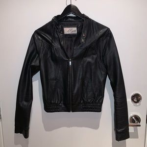 Pleather Moto jacket